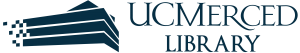 Library logo with graphic (blue)