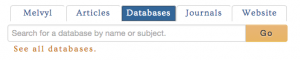 databases tab